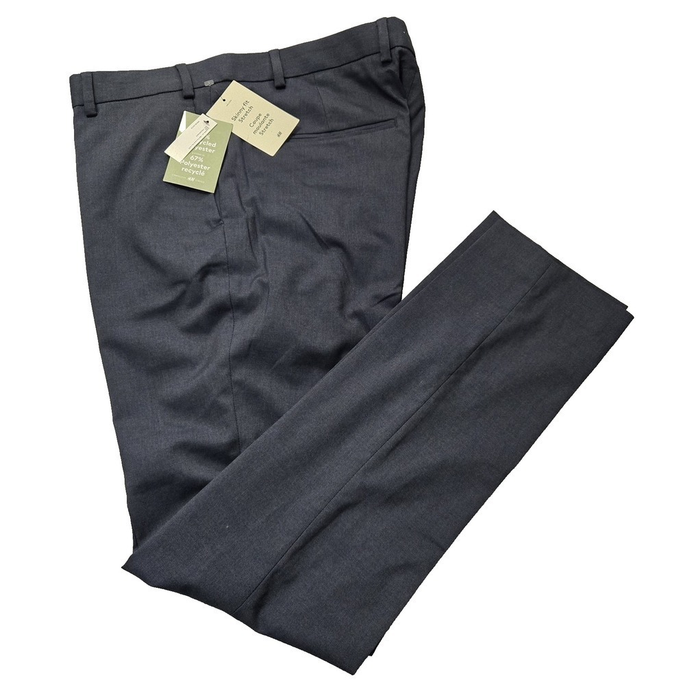 H&M Pant Mens Size 40R NWT Dark Blue Coupe Ultra-Moulante Super Skinny Fit‎